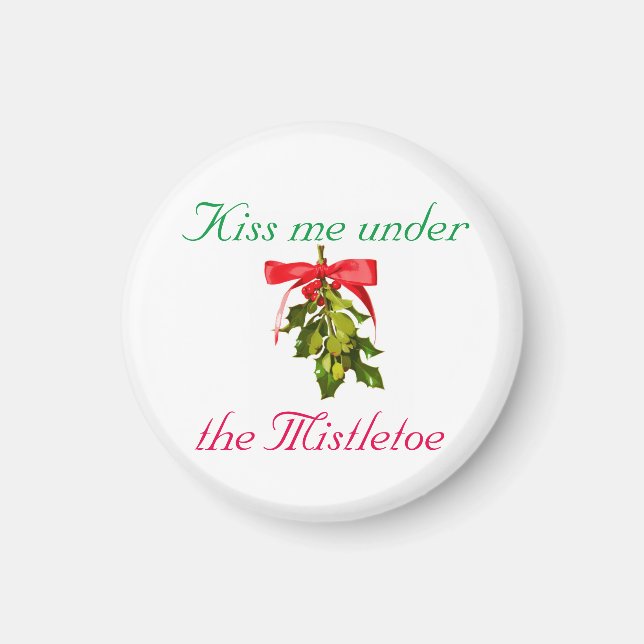 kyssa mig under mistletoe Thunder_Cove Magnet (Framsidan)