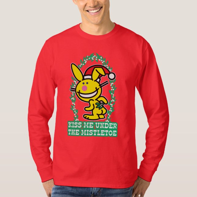 Kyssa mig under mistletoen tee shirt (Framsida)
