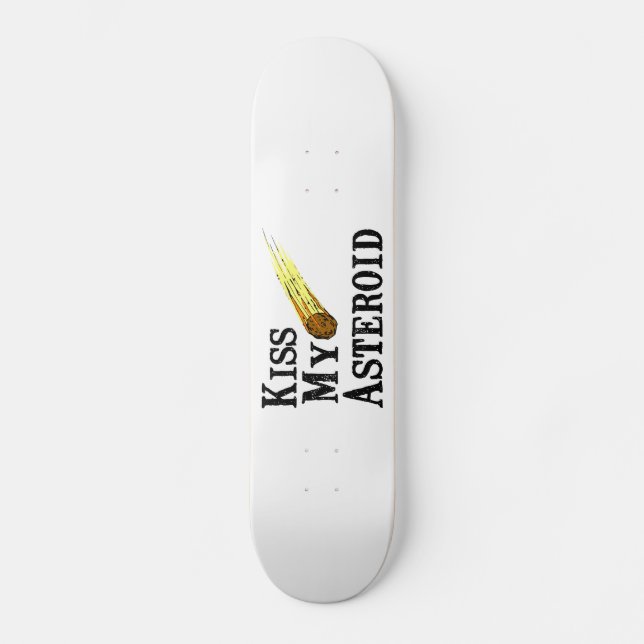 Kyssa min Asteroid Mini Skateboard Bräda 18,5 Cm (Framsida)