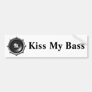 Kyssa min bas- bildekal