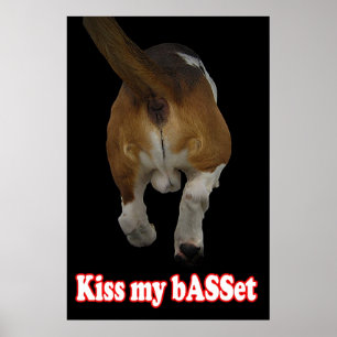 Kyssa min bASSet Poster
