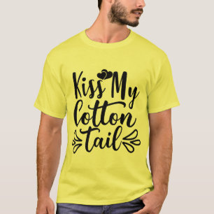 kyssa min bomull svan t shirt