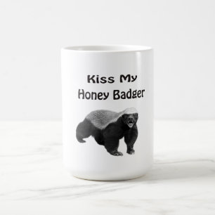 kyssa min honey badger kaffemugg