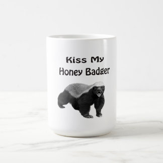 kyssa min honey badger kaffemugg