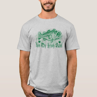 Kyssa min irländska bas t shirt