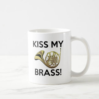 Kyssa min mässing, valthorn kaffemugg