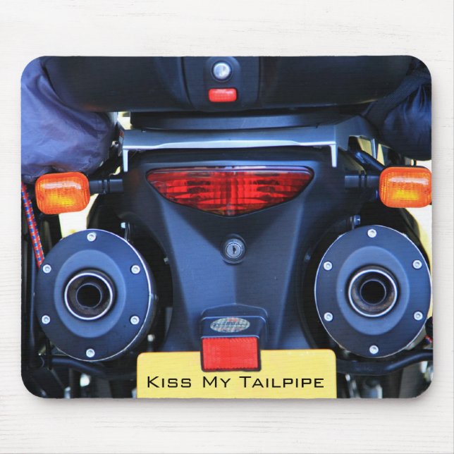 Kyssa min Tailpipe Mousepad Musmatta (Framsidan)