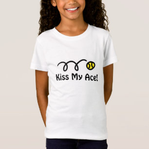 Kyssa min topp- gulliga skjorta för yngre t-shirt