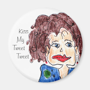 Kyssa min TweetTweet Magnet