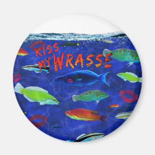 Kyssa min Wrassefisk Magnet