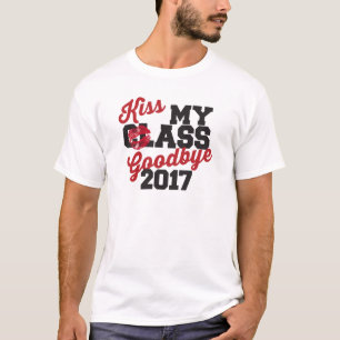 kyssa mitt klassificerar goodbye 2017 tee shirt