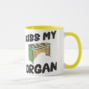 Kyssa mitt organ mugg