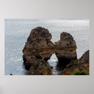 Kyssa stenar i Algarve Poster