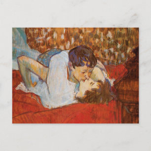 Kyssan av Toulouse-Lautrec Vykort