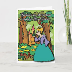 Kyssande grodor - få vridna hälsningar kort