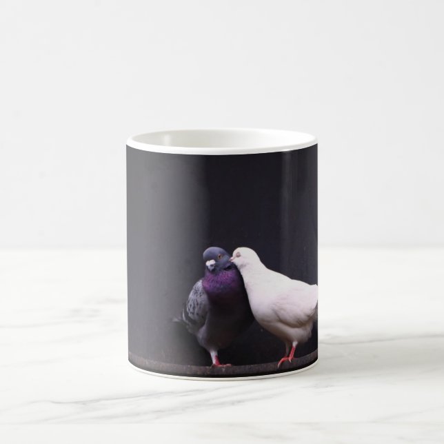 Kyssande love birds kaffemugg (Center)