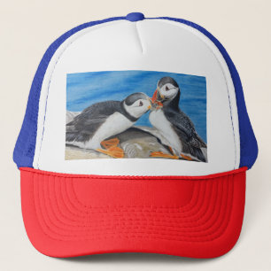 Kyssande Puffins Keps