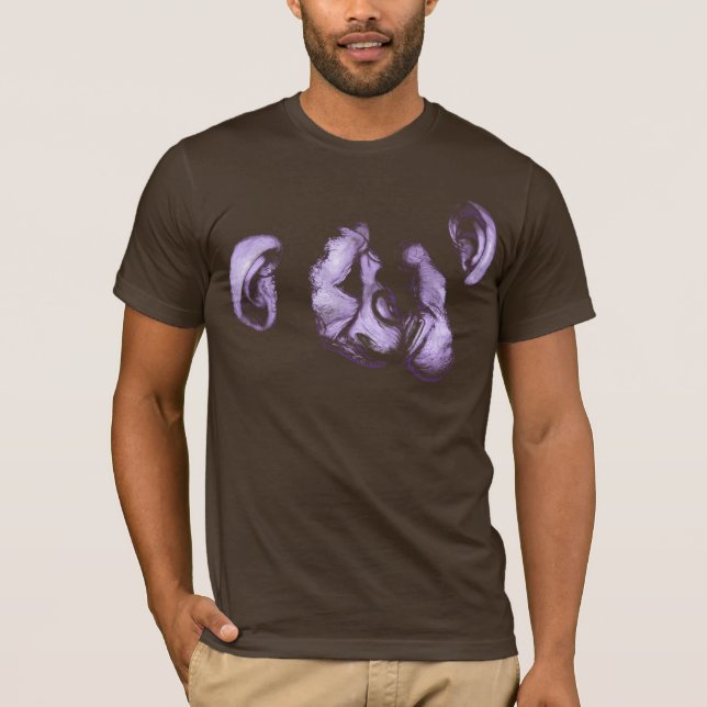 kyssande schimpans tee shirt (Framsida)