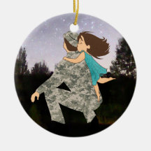 Kyssar för pappajulprydnad