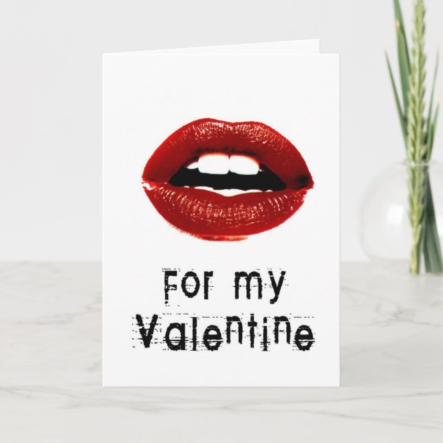 "Kyssar hälsningkort i för posta" Kort (Framsida)