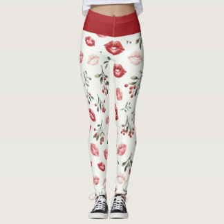 Kyssar under misteltoe leggings