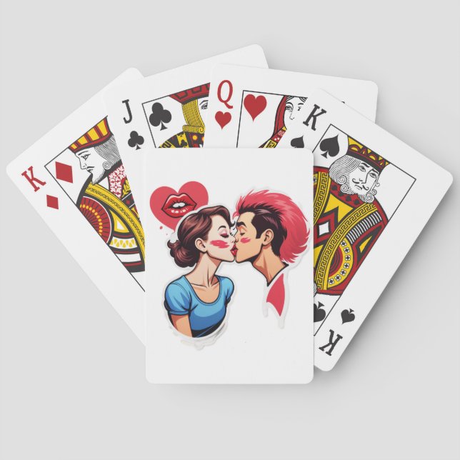 "Kyssattack!" Casinokort (Baksidan)