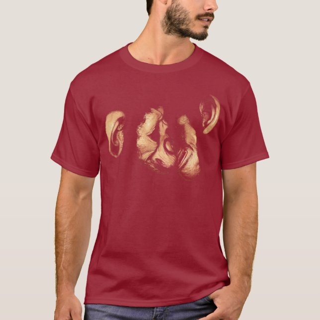 kysschimpar tee shirt (Framsida)