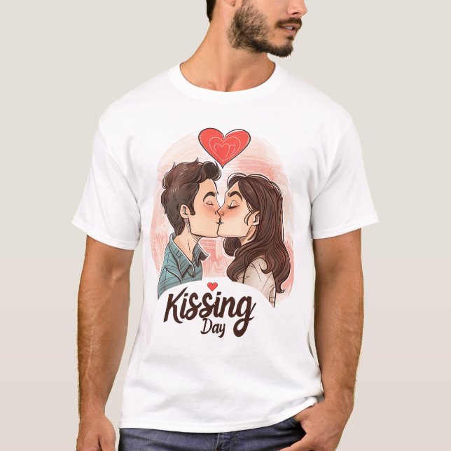 kyssdagen t shirt (Framsida)