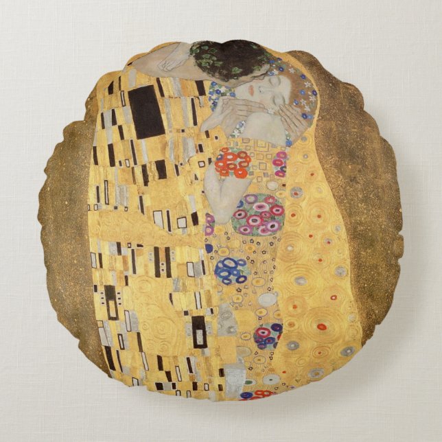 Kyssen, 1907-08 3 rund kudde (Framsidan)