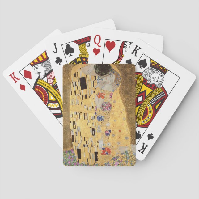 Kyssen, 1907-08 kortlek (Baksidan)