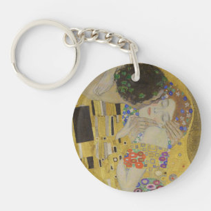Kyssen, Art Nouveau Oljemålning, Gustav Klimt
