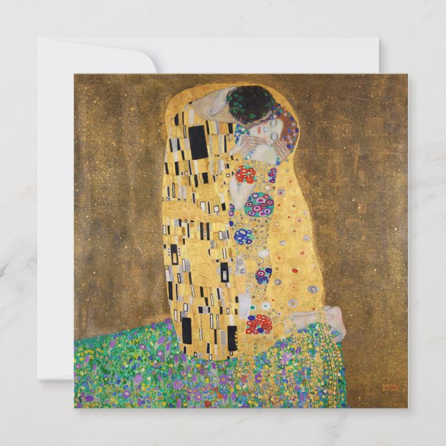 Kyssen av Gustav Klimt  (Framsida)