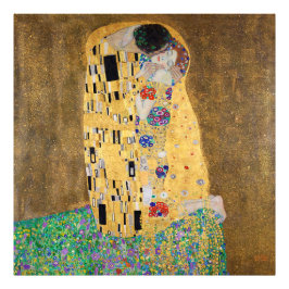 Kyssen av Gustav Klimt Fototryck