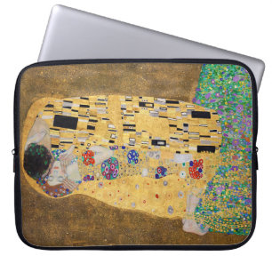 Kyssen av Gustav Klimt Grattis på födelsedagen Laptop Fodral