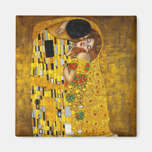 Kyssen av Gustav Klimt Magnet