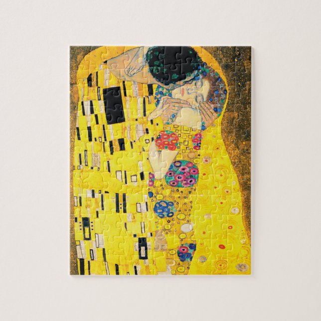 Kyssen av Gustav Klimt Pussel (Vertikal)