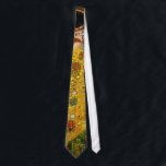 Kyssen av Gustav Klimt Slips<br><div class="desc">Kyssen,  oljan och bladguldet på kanfas,  1907-1908. Österreichische Galerie Belvedere,  Wien, </div>