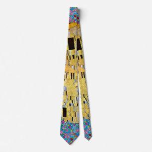 Kyssen av Gustav Klimt, Vintage Art Nouveau Slips