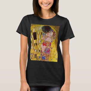 Kyssen av Gustav Klimt, Vintage Art Nouveau Tee