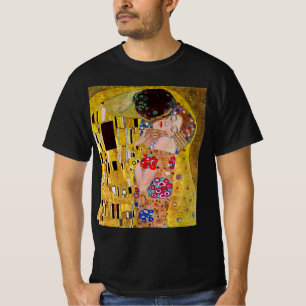 Kyssen av Gustav Klimt, Vintage Art Nouveau Tee