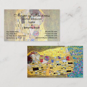 Kyssen av Gustav Klimt Visitkort