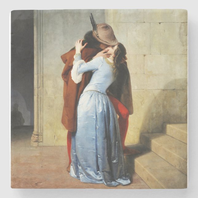 Kyssen - Francesco Hayez Il Bacio  Stenunderlägg (Framsidan)
