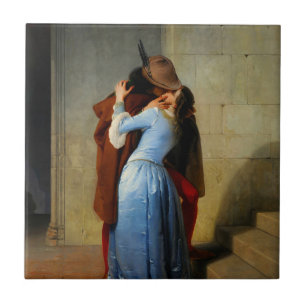 Kyssen Francesco Hayez Kakelplatta