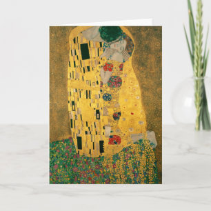 Kyssen - Gustav Klimt Kort