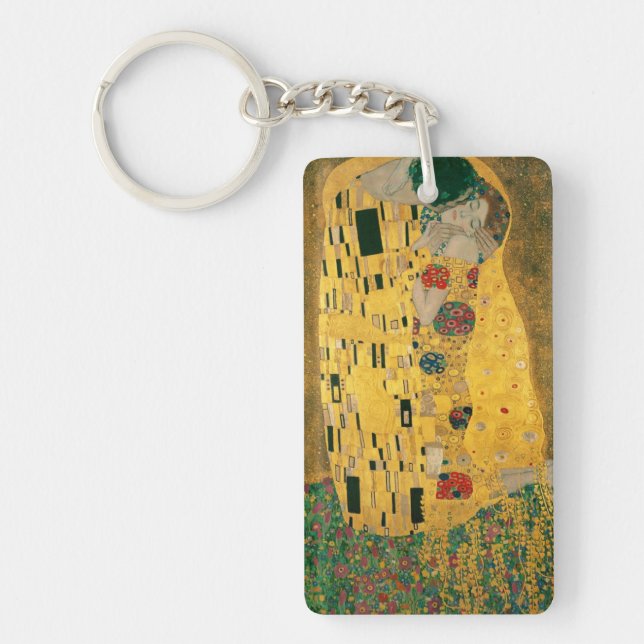 Kyssen - Gustav Klimt Nyckelring (Framsidan)