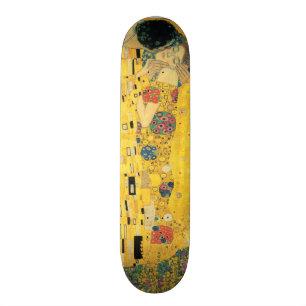 Kyssen - Gustav Klimt Skateboard Bräda 19,5 Cm