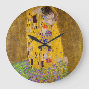 Kyssen Gustav Klimt Stor Klocka