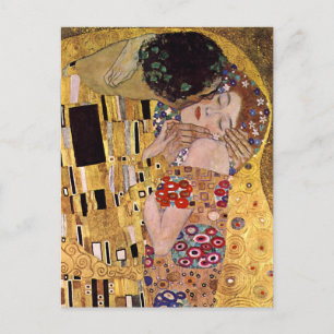Kyssen, Gustav Klimt Vykort