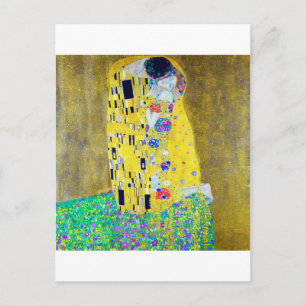 Kyssen, Gustav Klimt Vykort