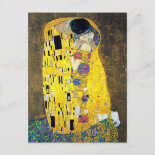 Kyssen, Gustav Klimt Vykort